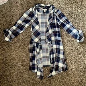 Plaid Cardigan- M- New York Laundry